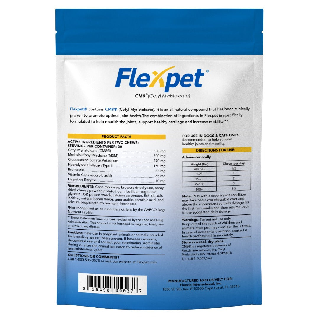 Flexpet with CM8 - Maximum Strength 60 count | Subscription