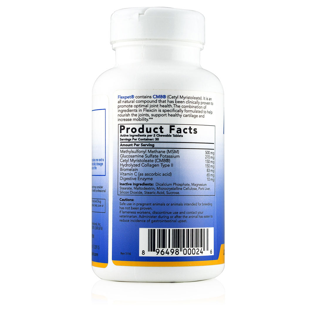 Flexpet with CM8 - Regular Strength 60 count | One-Time