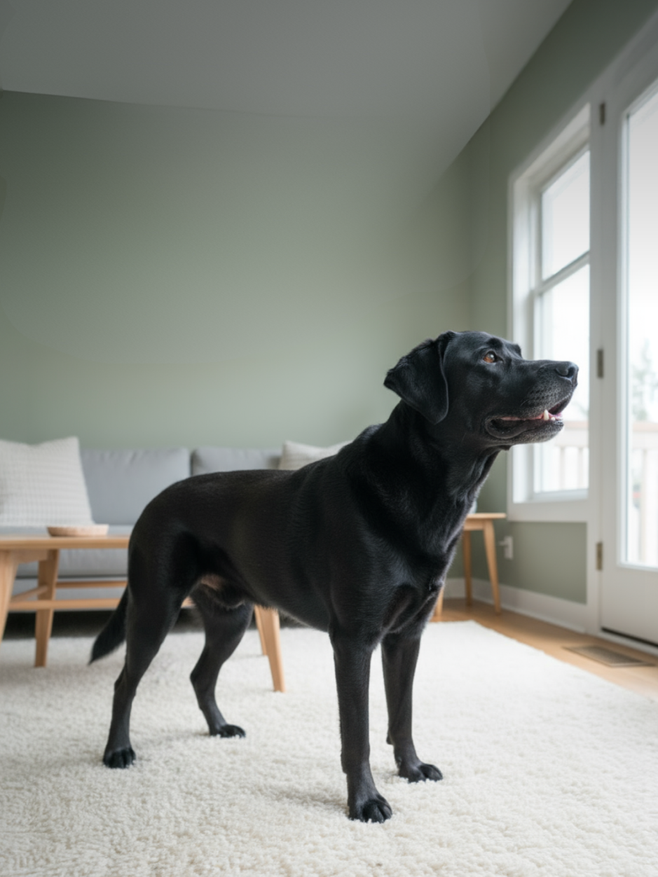 A healthy dog