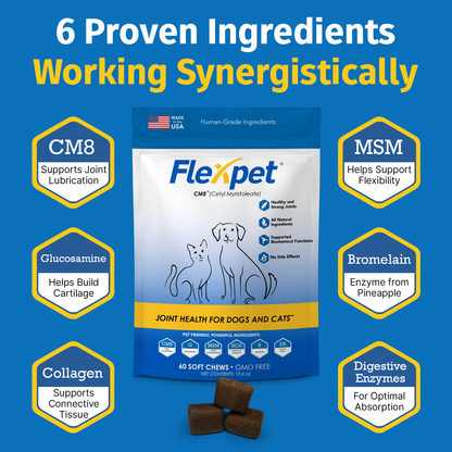 Flexpet with CM8 - Maximum Strength 60 count | Subscription